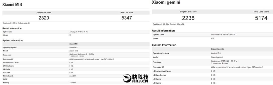 Xiaomi Mi 5 DATABASE 1