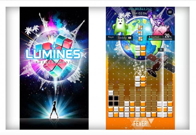 Lumines psp как играть