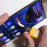 Samsung Galaxy S7 burn test