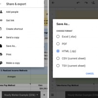 google apps more formats