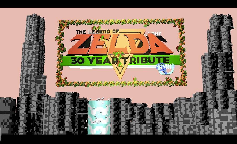  Nintendo Legend of Zelda Classic NES Title Screen T