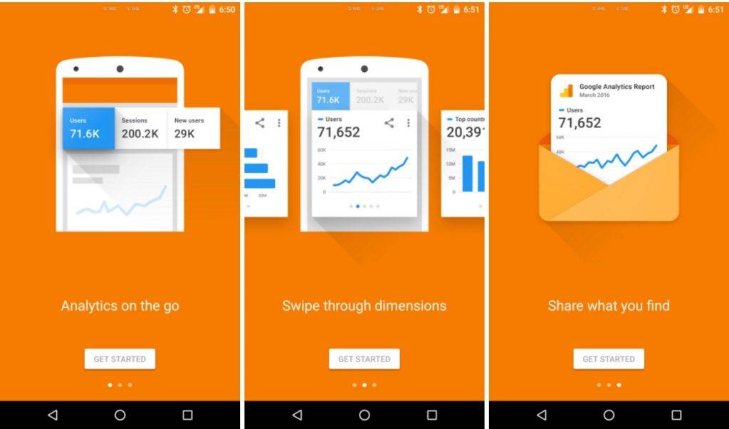 Подключение google analytics android