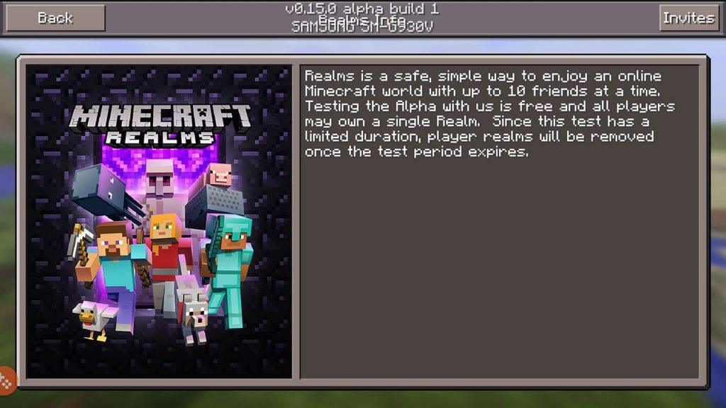 Minecraft - Pocket Edition updated with Minecraft Realms Alpha and