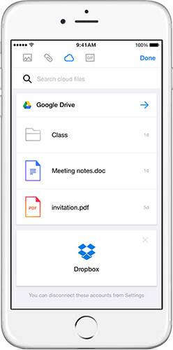 can yahoo email access google drive