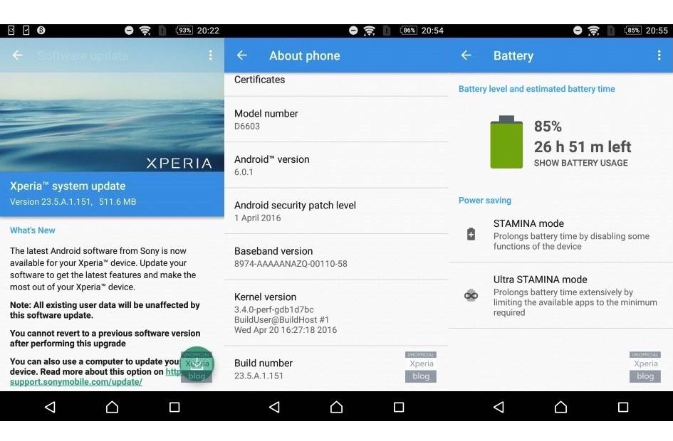 Sony Rolls Out Beta Marshmallow Update Brings Back Stamina Mode Android Community