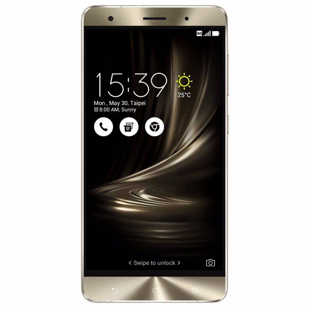 ZenFone 3 Deluxe Glacier Silver - Front