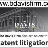 The Davis Firm patent litigation