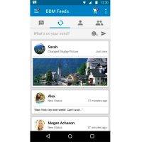 updating screen name on bbm for android