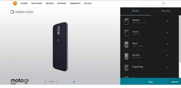 Moto G4 Plus Moto Maker