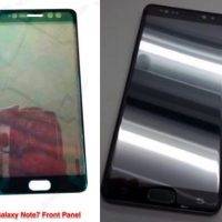 Samsung Galaxy Note 7 front panel