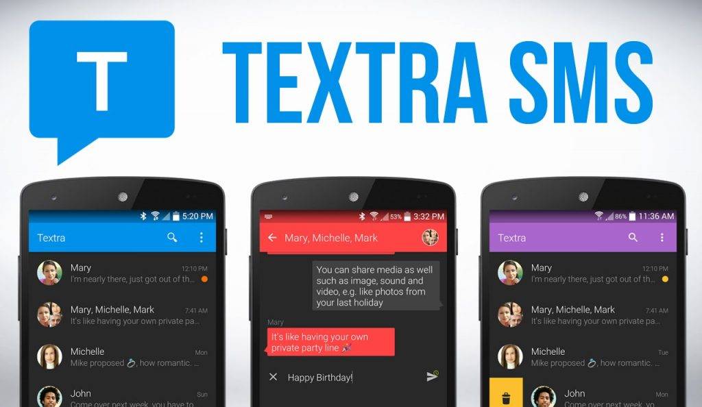 textra sms iphone