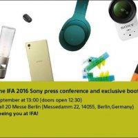 SONY IFA 2016