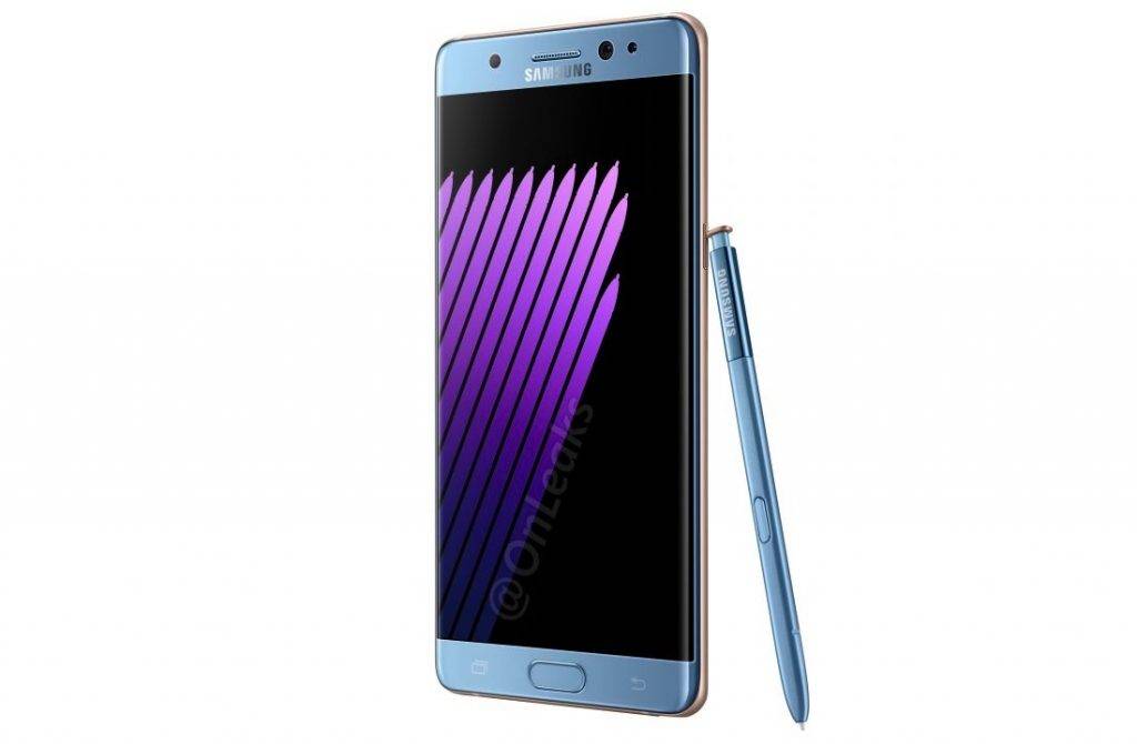 samsung note 7 blue