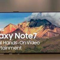 Samsung Galaxy Note 7 Hands-On Video Entertainment 1