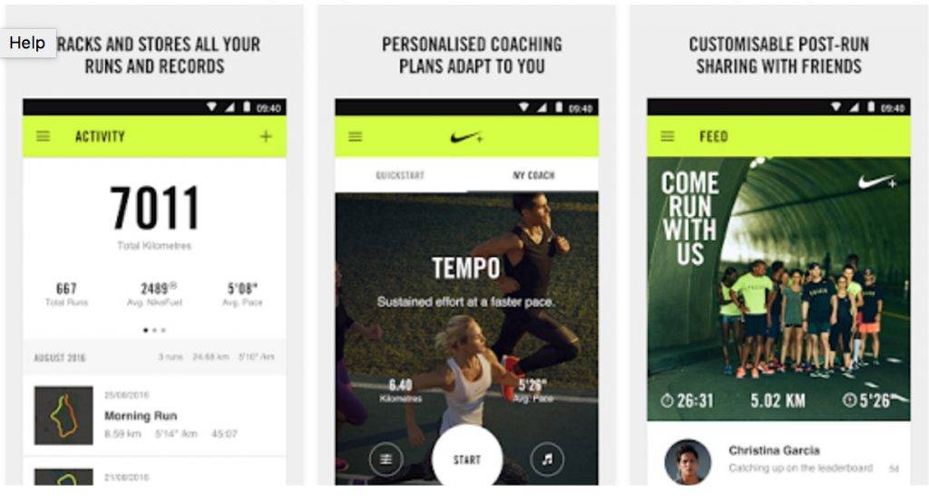 nike run club for android