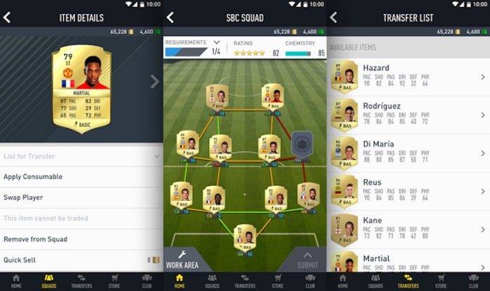 Fifa 17 Companion App Now Available To Help Manage Your Ultimate Team Android Community