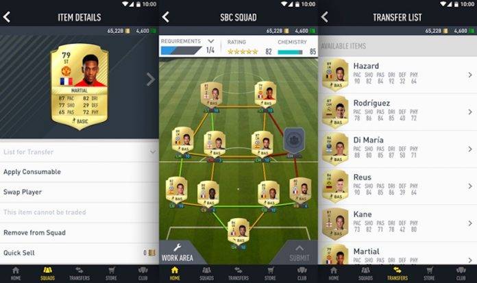 Fifa 17 Companion, Software