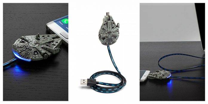 millennium falcon phone charger