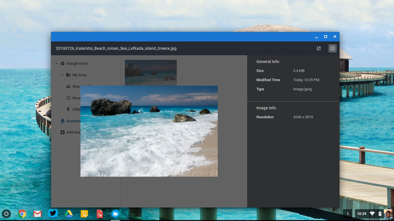 Chrome 54 now on Chromebook with Quick View, better window switching