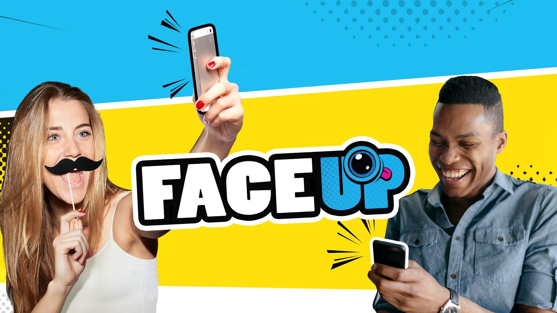 Face up. Пятерка faceup. The game selfie. Face up the selfie game.