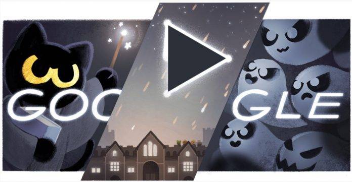 welp, here's the cat from Halloween 2 (Google doodle game) that I