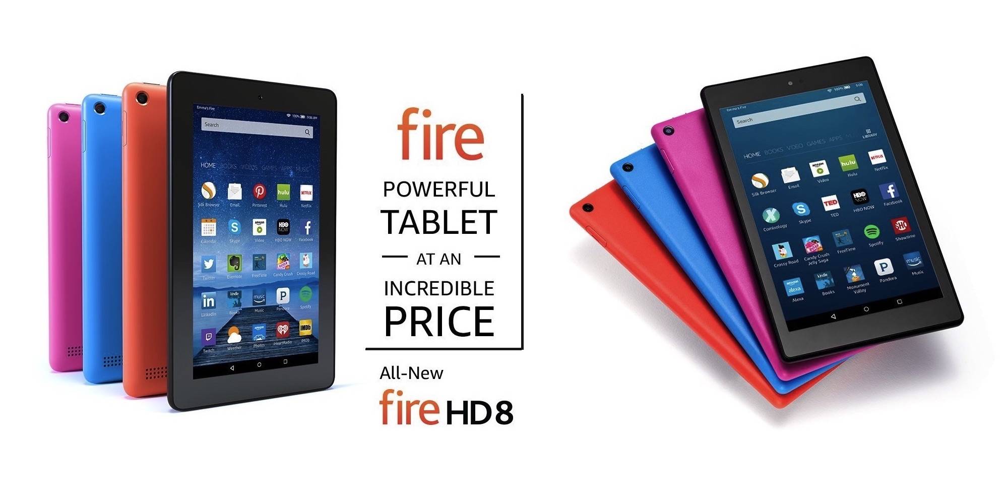 Amazon Fire, Fire HD8 offered with lower prices this Black Friday