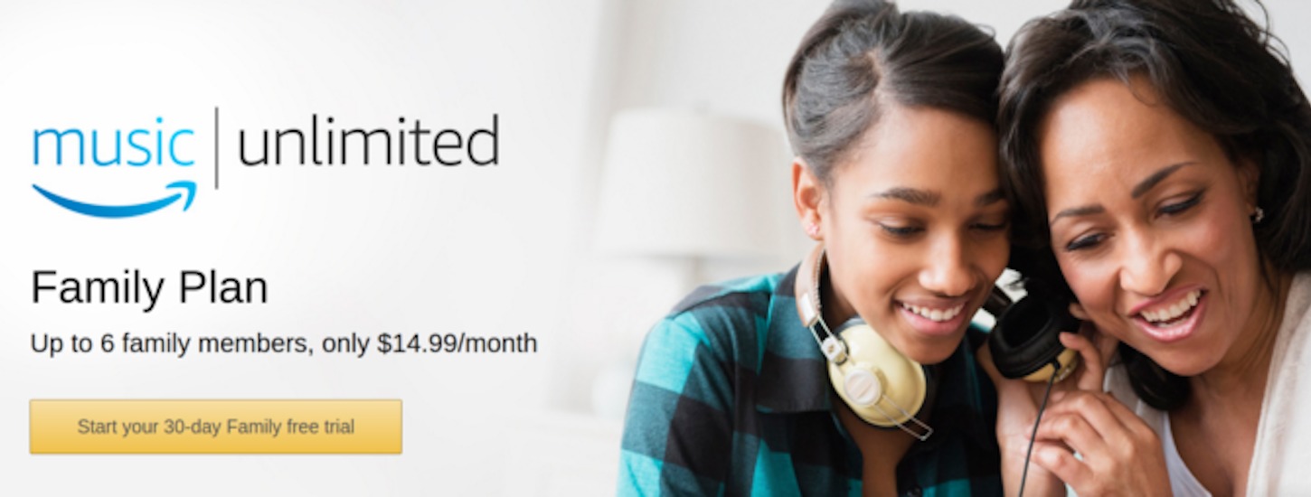amazon music unlimited family plan price