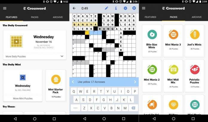 ‘NYTimes Crossword’ app finally hits the Android platform  Android