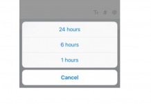 LINE update brings larger text, 1 hour self-destructing posts