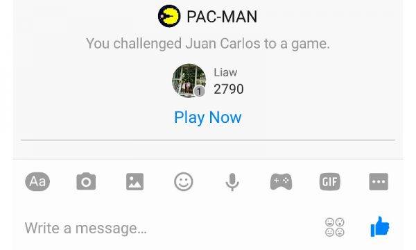 You can now play 'Pac-Man' and 'Space Invaders' in Facebook Messenger