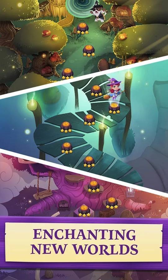 Release the fairies, beat the evil Wilbur in 'Bubble Witch 3 Saga
