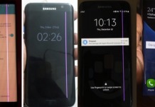 Samsung Galaxy S7 Edge Pink Vertical Line
