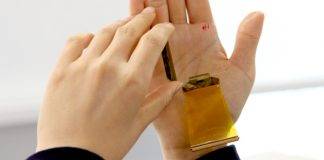 On-screen fingerprint scanning module by CrucialTec