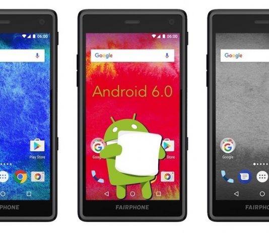 Android 6.0 Marshmallow Fairphone 2