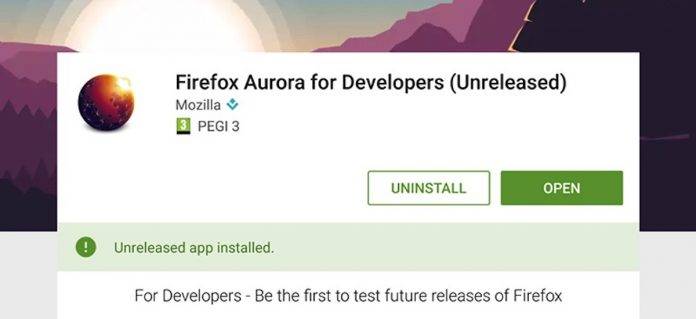 Firefox Aurora for Developers