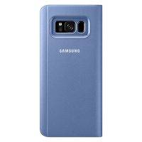 Genuine Samsung Clear View Standing Cover Flip Case for Samsung Galaxy S8 – Blue