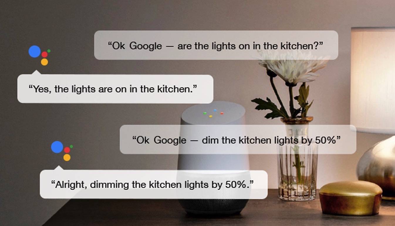 google assistant lutron