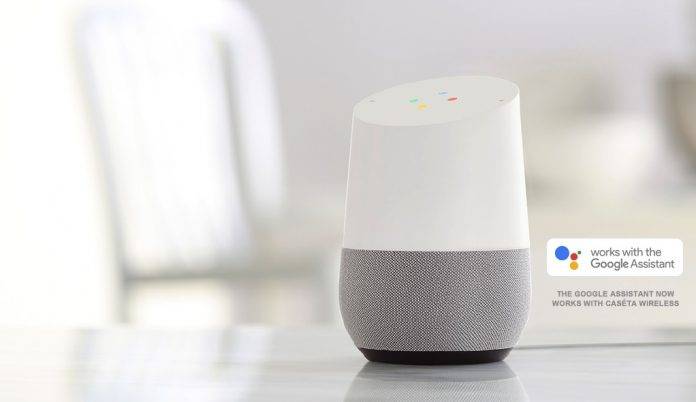 caseta google home