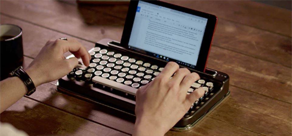 Penna is a retro Bluetooth keyboard asking for your crowdfunding money -  Android Community