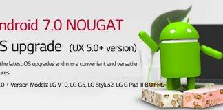 Android 7.0 Nougat LG