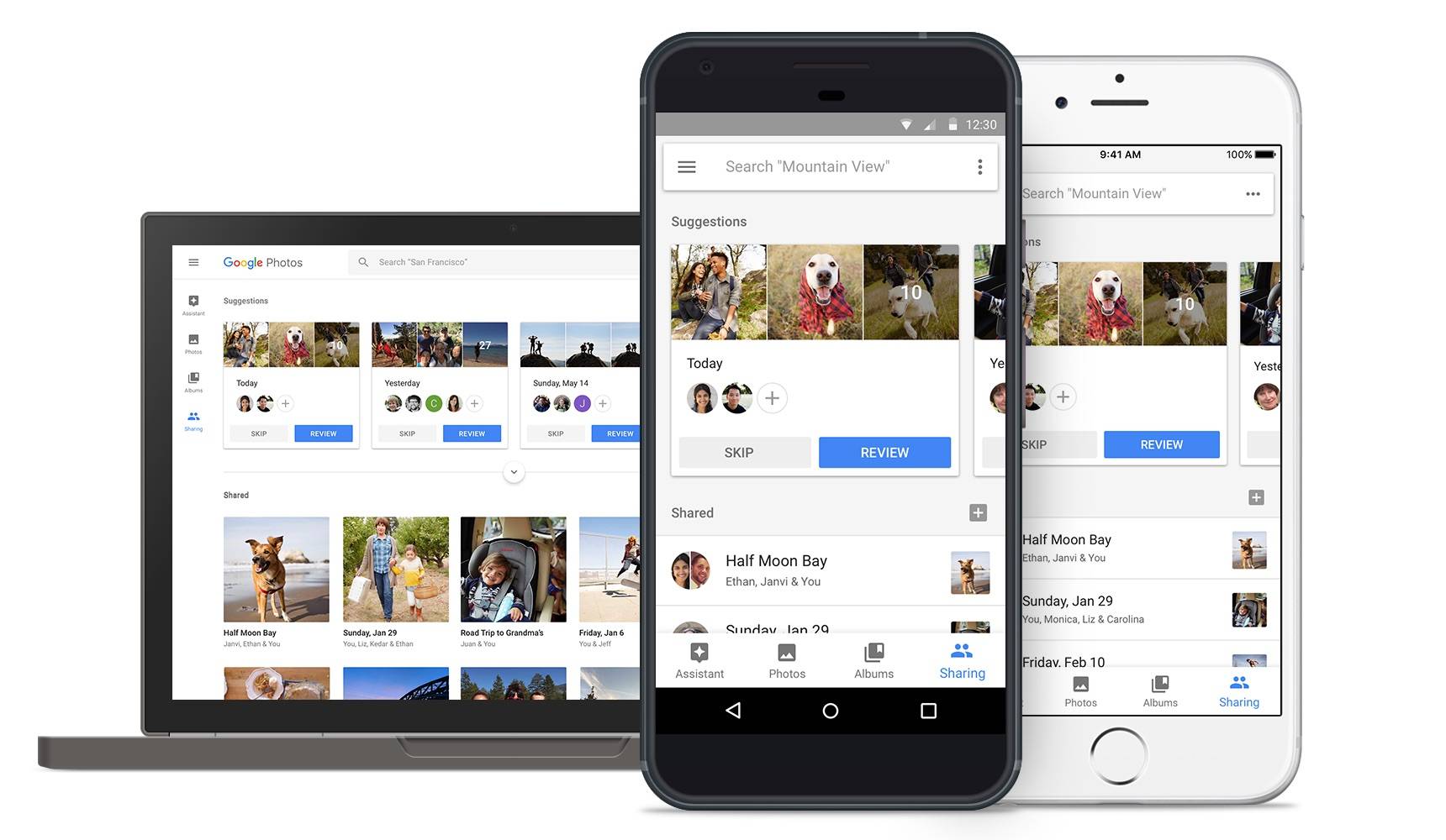 Google Photos now has suggested sharing, shared libraries, photo books