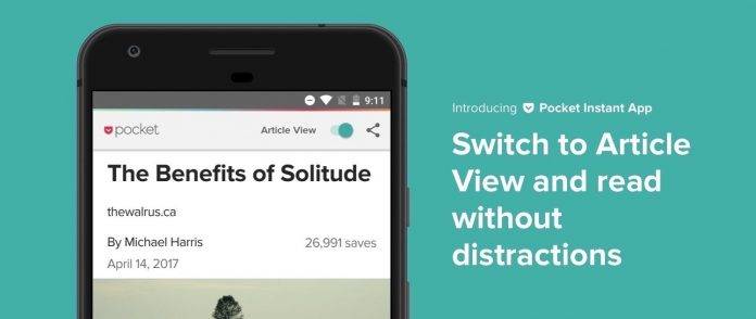 Pocket Instant App for Android Cover