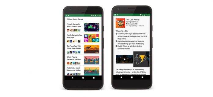 Google Play Editors Choice update