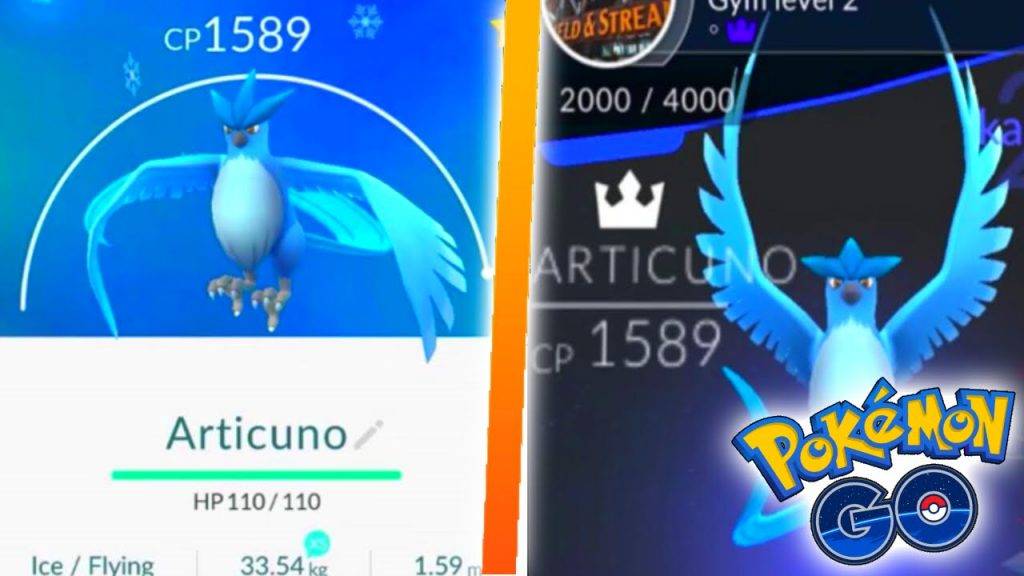 Legendary Pokemon Lugia and Articuno Arrive in Pokemon GO