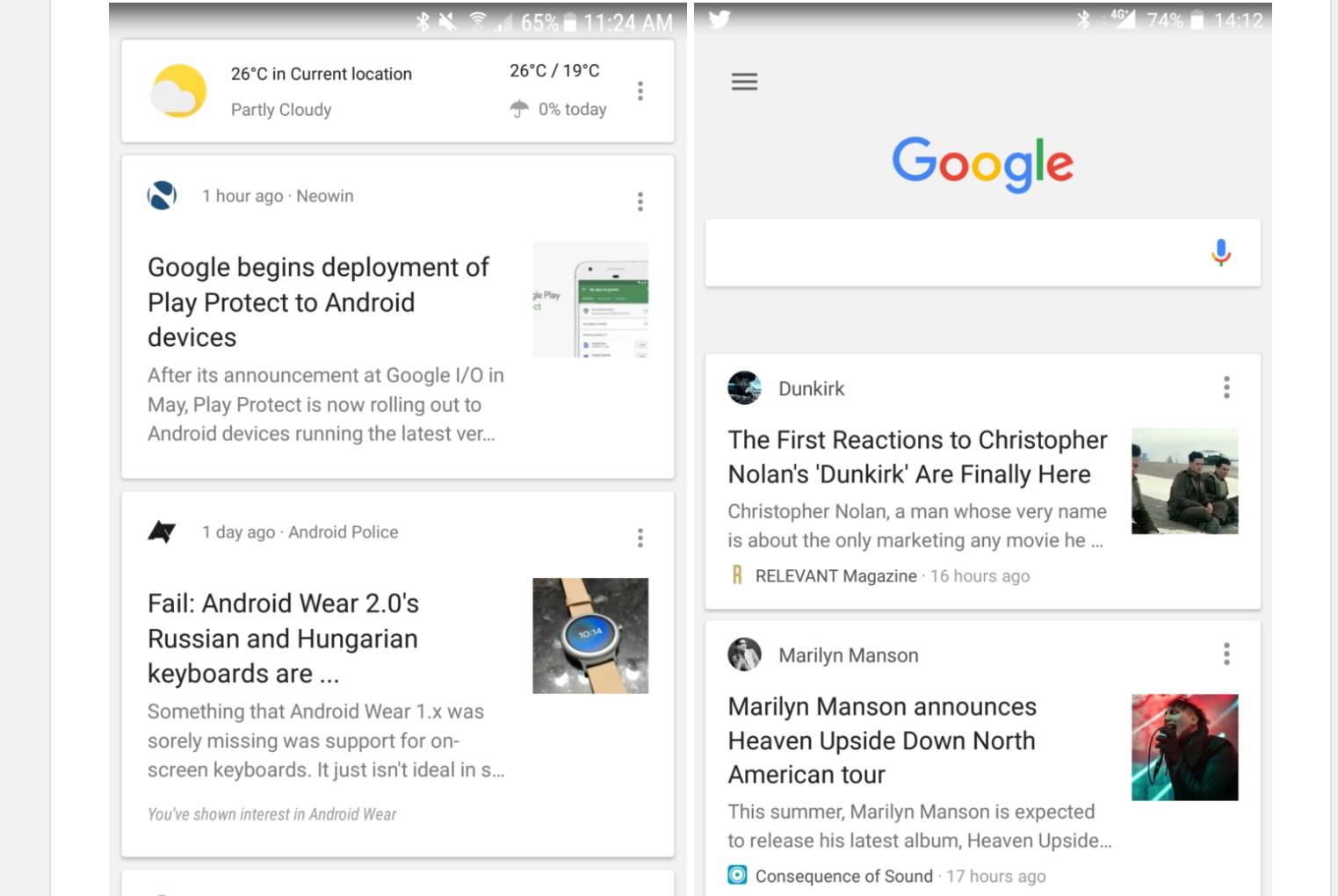 Google starts rolling out various versions of personalized Feed ...