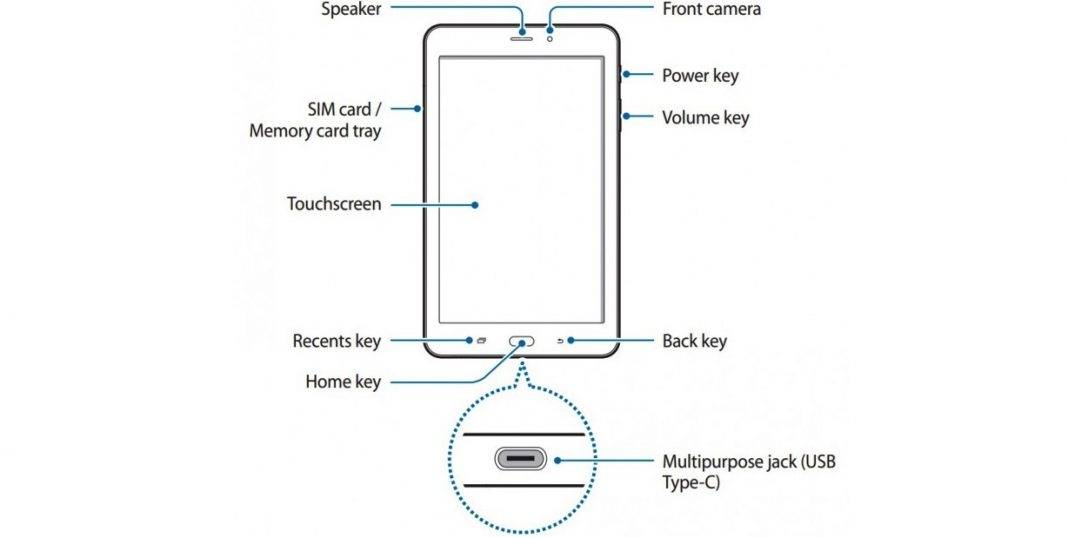 Samsung Galaxy Tab A 8.0 (2017) user manual leaks online - Android