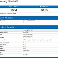 Samsung SM-N950F Geekbench