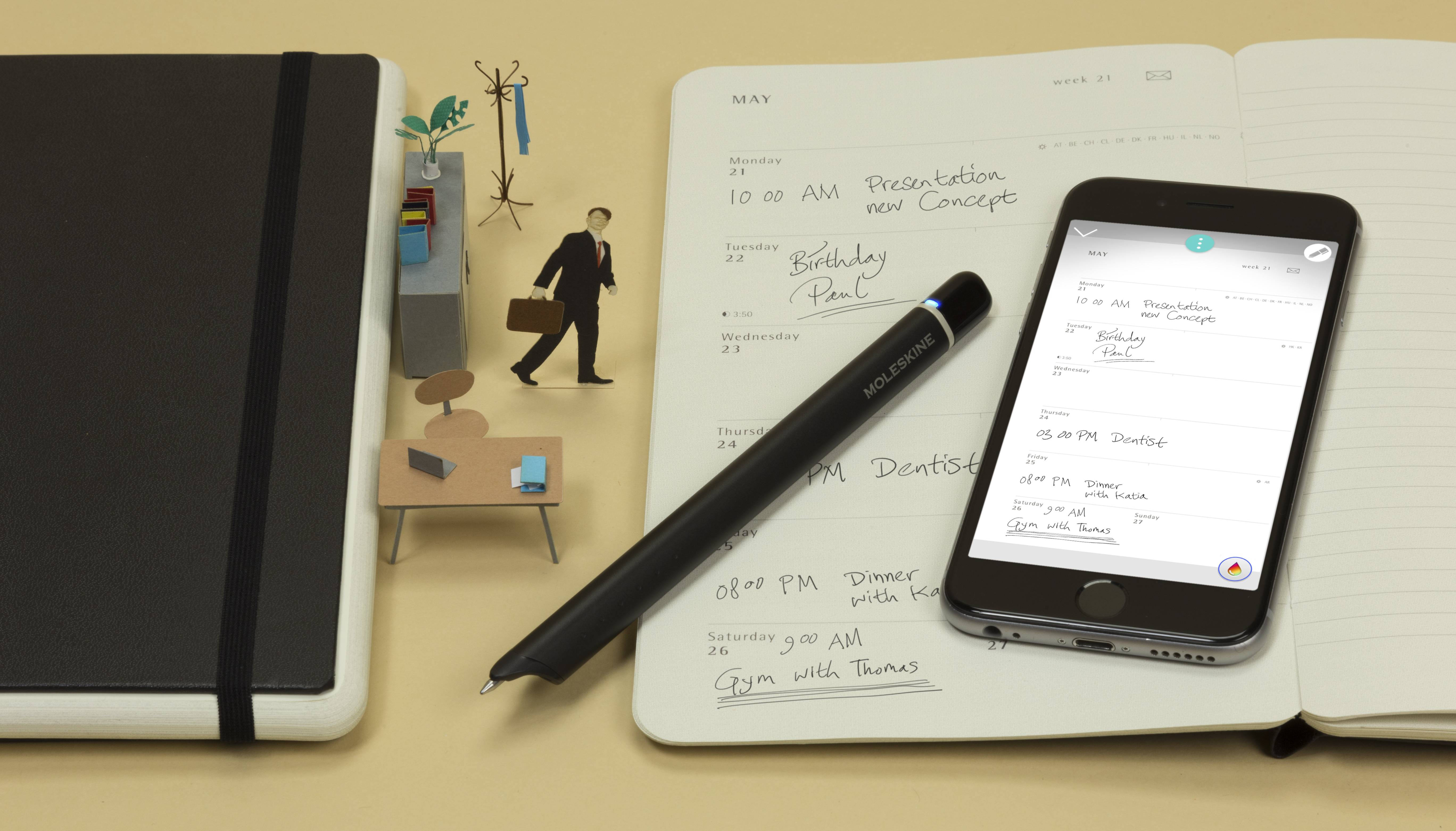 Moleskine’s Smart Planner digitizes what you write on it - Android ...