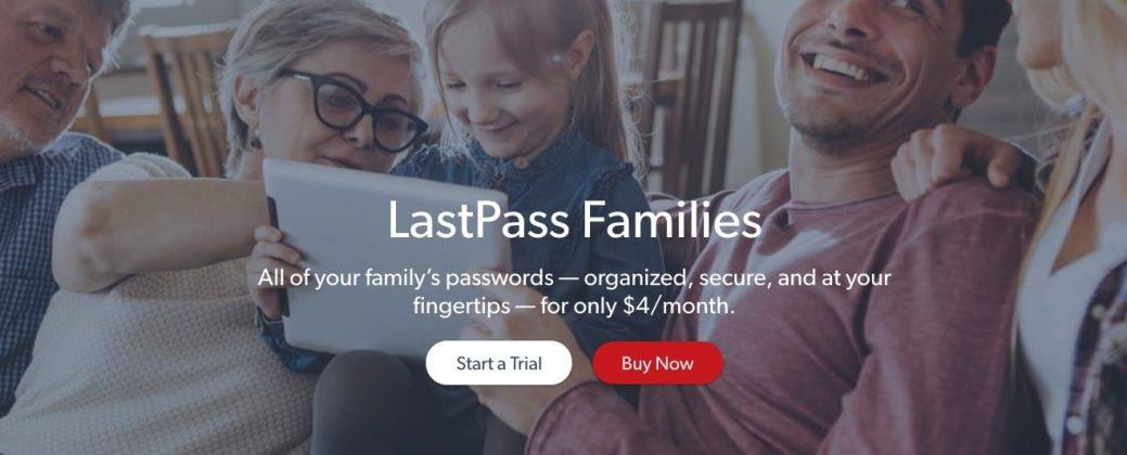 lastpass family subscription