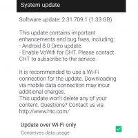 HTC 11 Oreo update